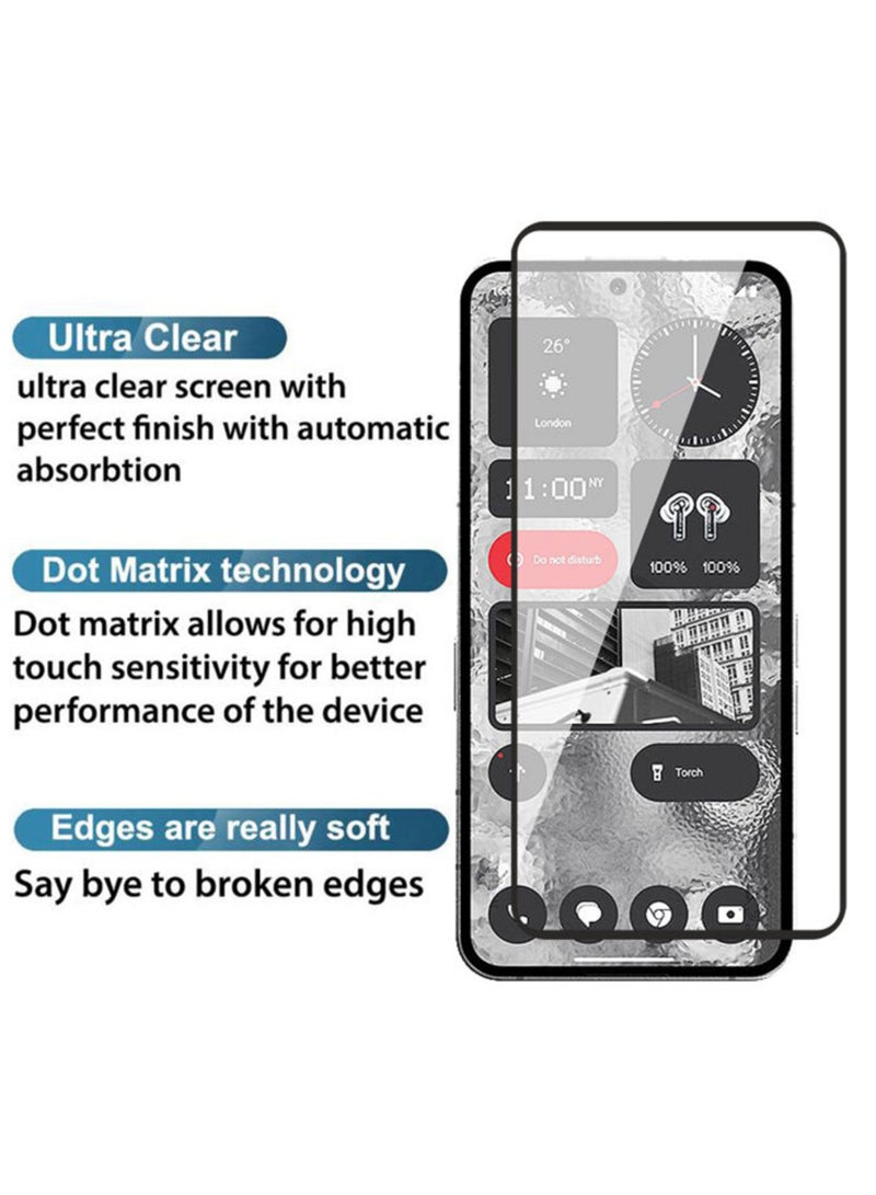 Nothing Phone 2 Screen Protector - Premium Full Screen Tempered Glass For Nothing Phone 2, High Transparency, Delicate Touch, Anti-Explosion, Smooth Arc Edges, Easy Installation - Image 4